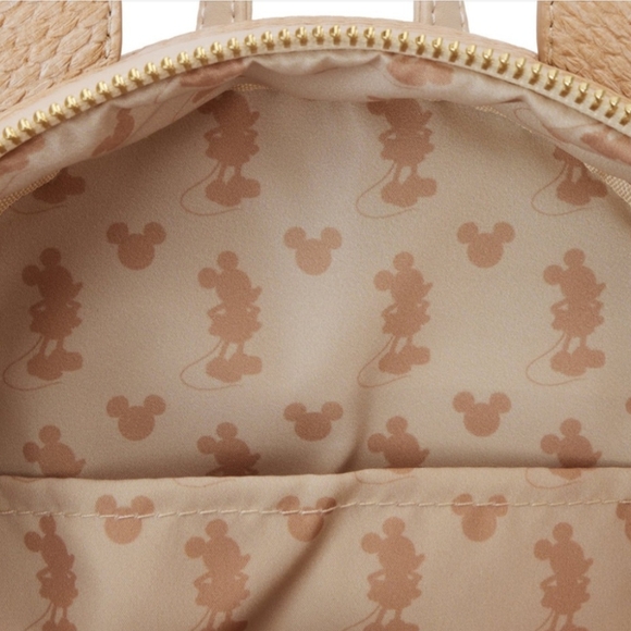 Loungefly Disney Mickey Mouse Straw Cosplay Mini Backpack - Picture 5 of 7